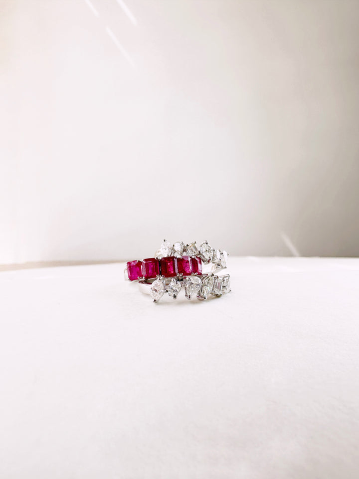 Multi-Cut Eternity Band