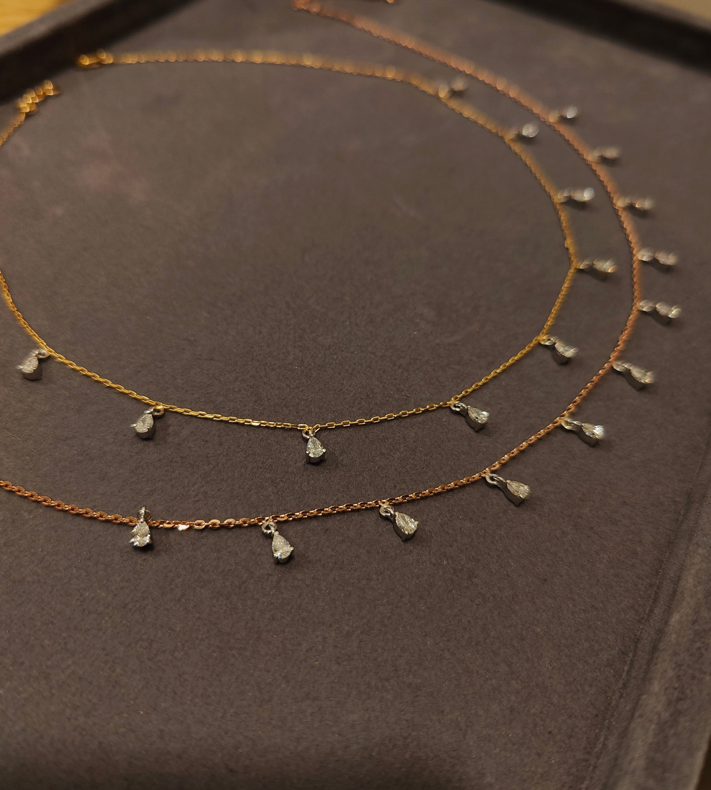 Pear Dew Drop Necklace