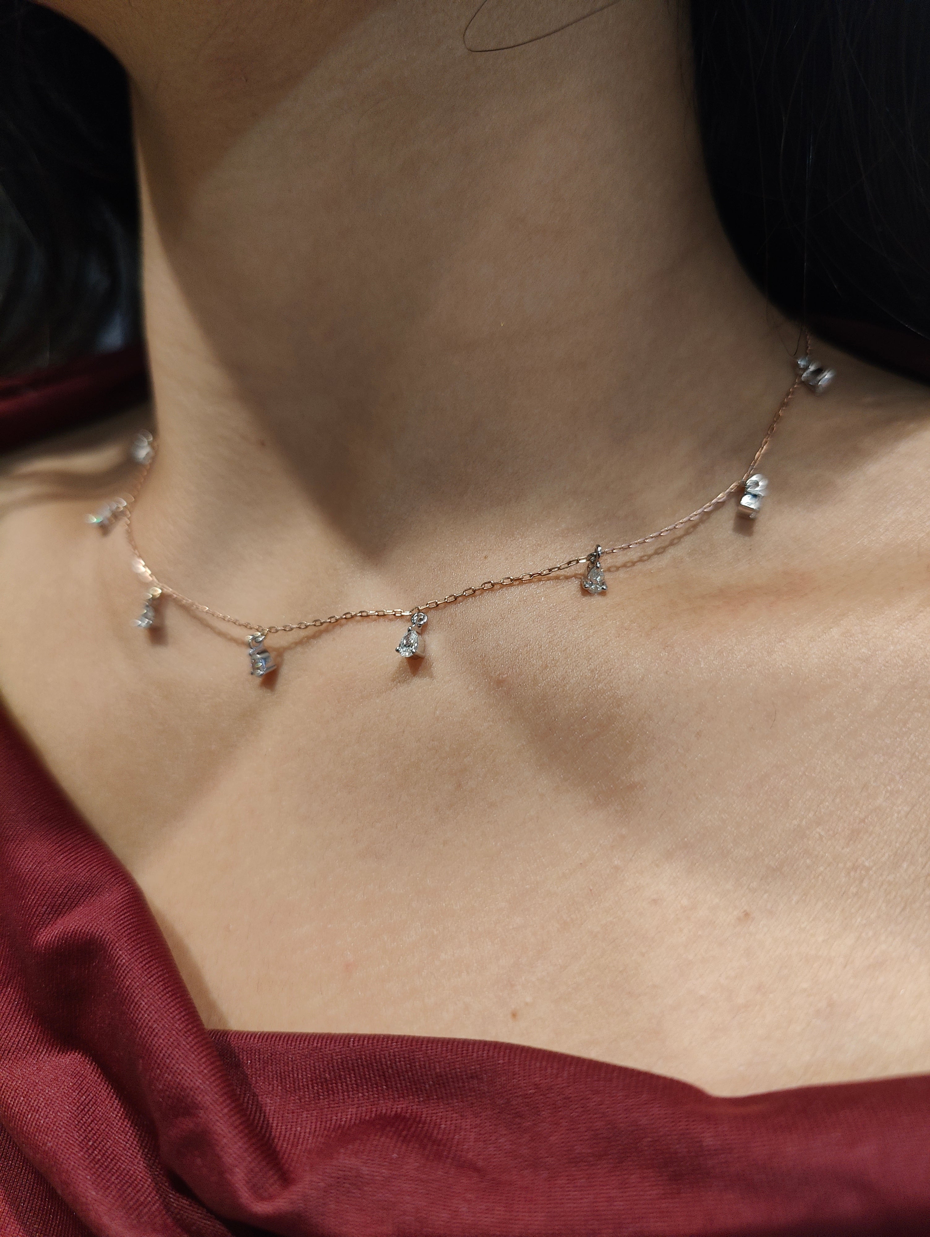 Pear Dew Drop Necklace