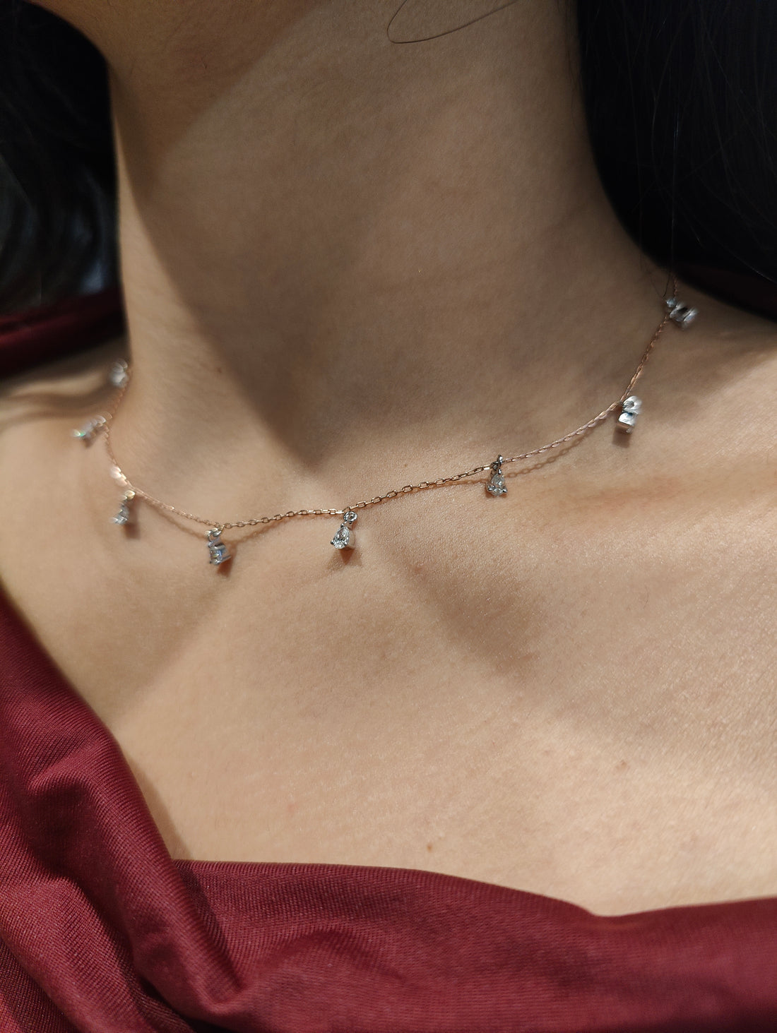 Pear Dew Drop Necklace