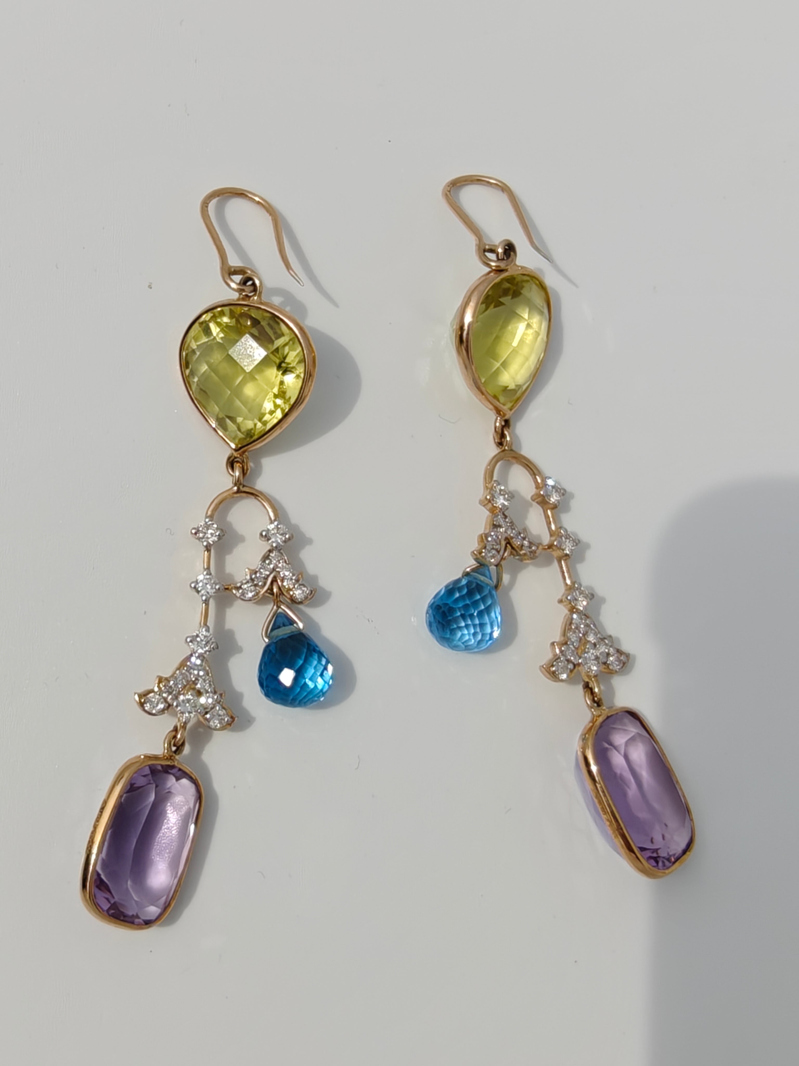 Sahara Multistone Earrings